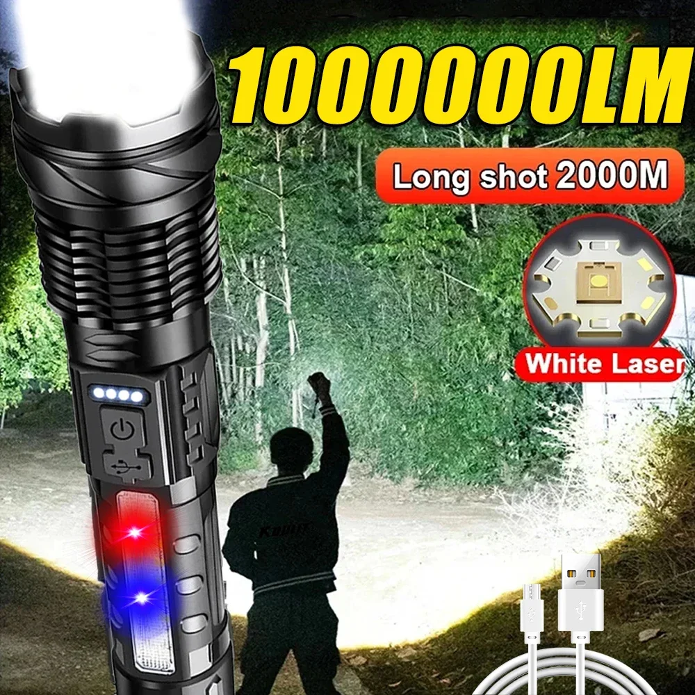 Fishing Light - Мощный светодиодный фонарик, перезаряжаемый фонарь для