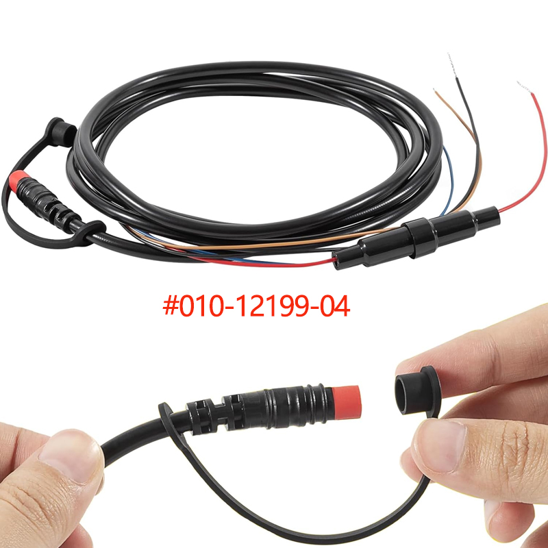 Fish Finder Cable - Морской 4-контактный кабель питания с адаптером-коннектором