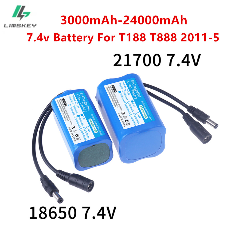 Fish Finder Charger - Аккумулятор 7,4 В 3000 мАч/6000 мАч/9000