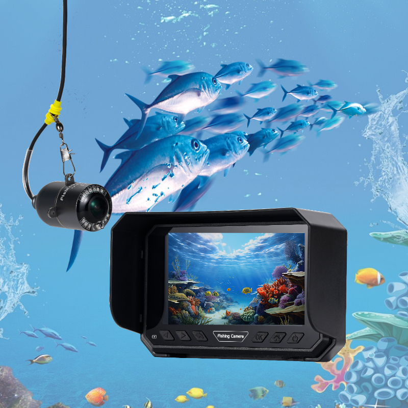 Fishing Camera - 5-дюймовая камера для подводной рыбалки, 1080P