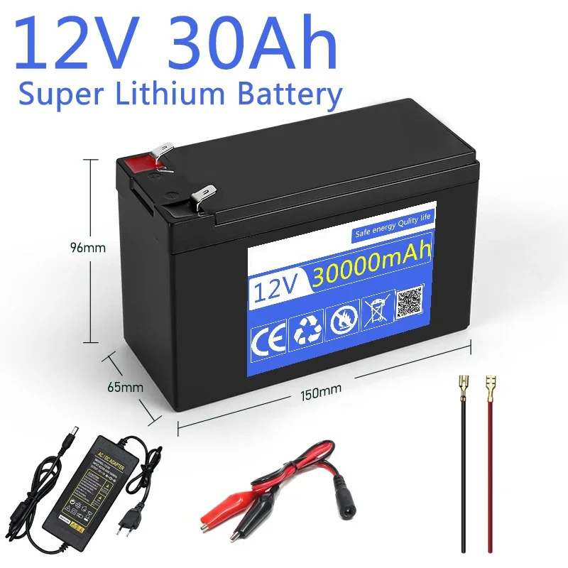 Fish Finder Charger - 12 В, 30 Ач, литиевая батарея
