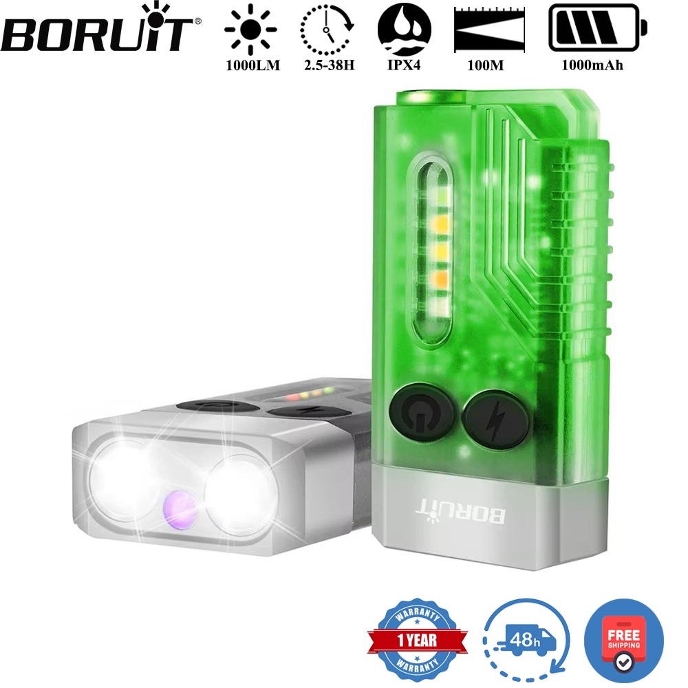 Fishing Light - Брелок BORUiT V10, УФ-светодиодный флуоресцентный фонарик
