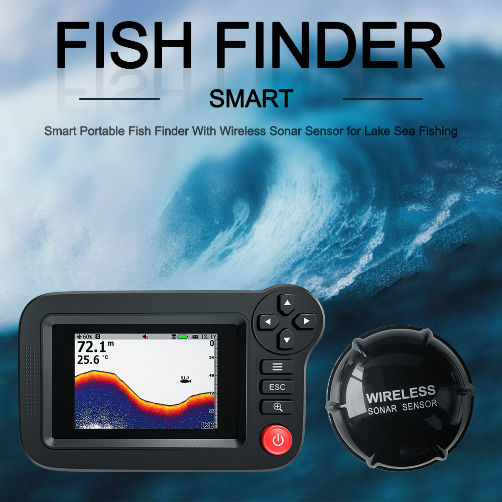 Умный эхолот - портативный эхо – обзор и цена Fish Finder Portable