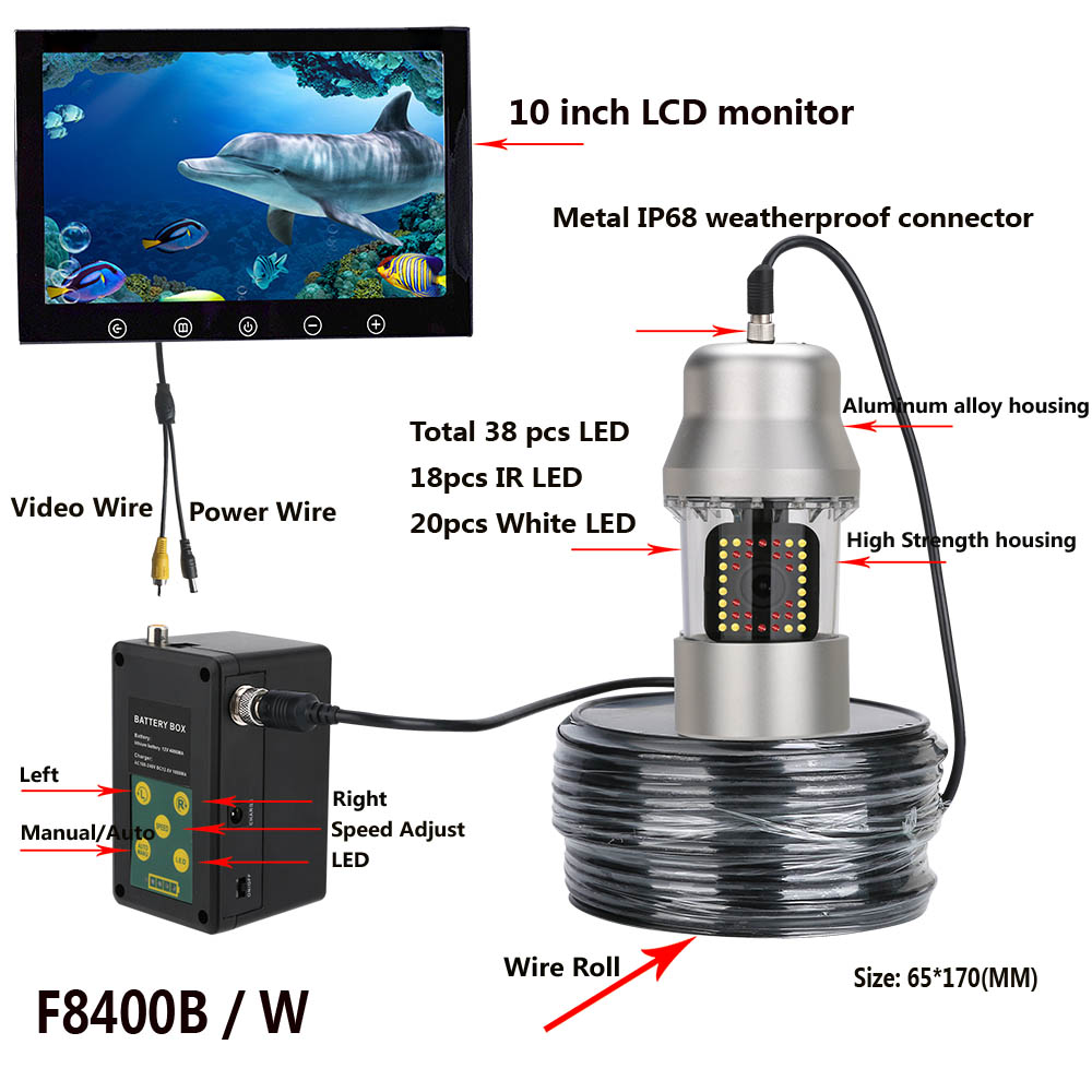 Видеокамера для подводной рыба – обзор и цена Fish Finder Cable
