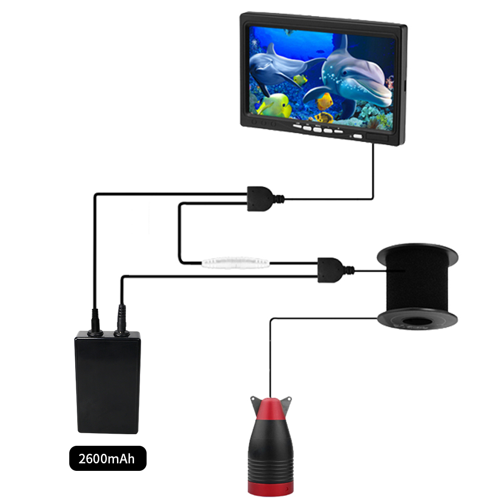 7-дюймовый эхолот, подводная к – обзор и цена Fish Finder Cable