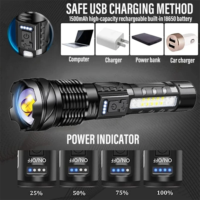 Мощный светодиодный фонарик, п – обзор и цена Fishing Light