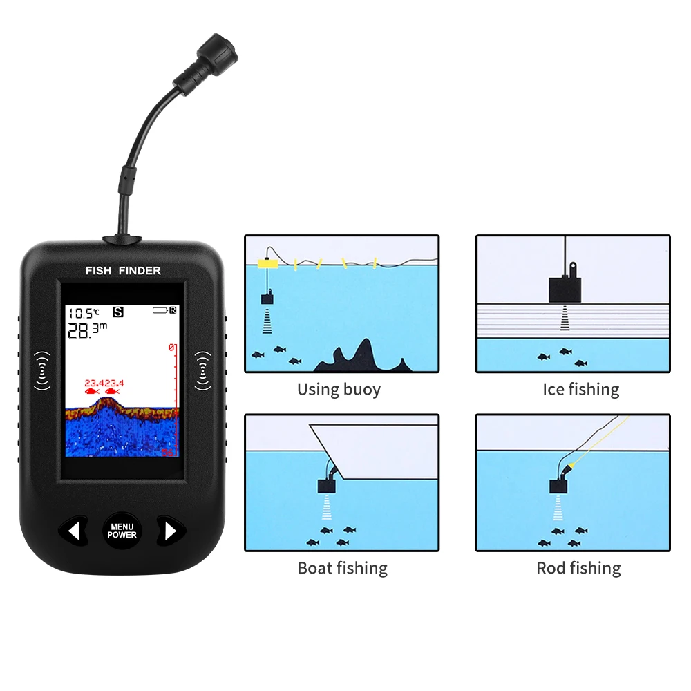 Сигнализация 100 м портативный – обзор и цена Fish Finder Cable