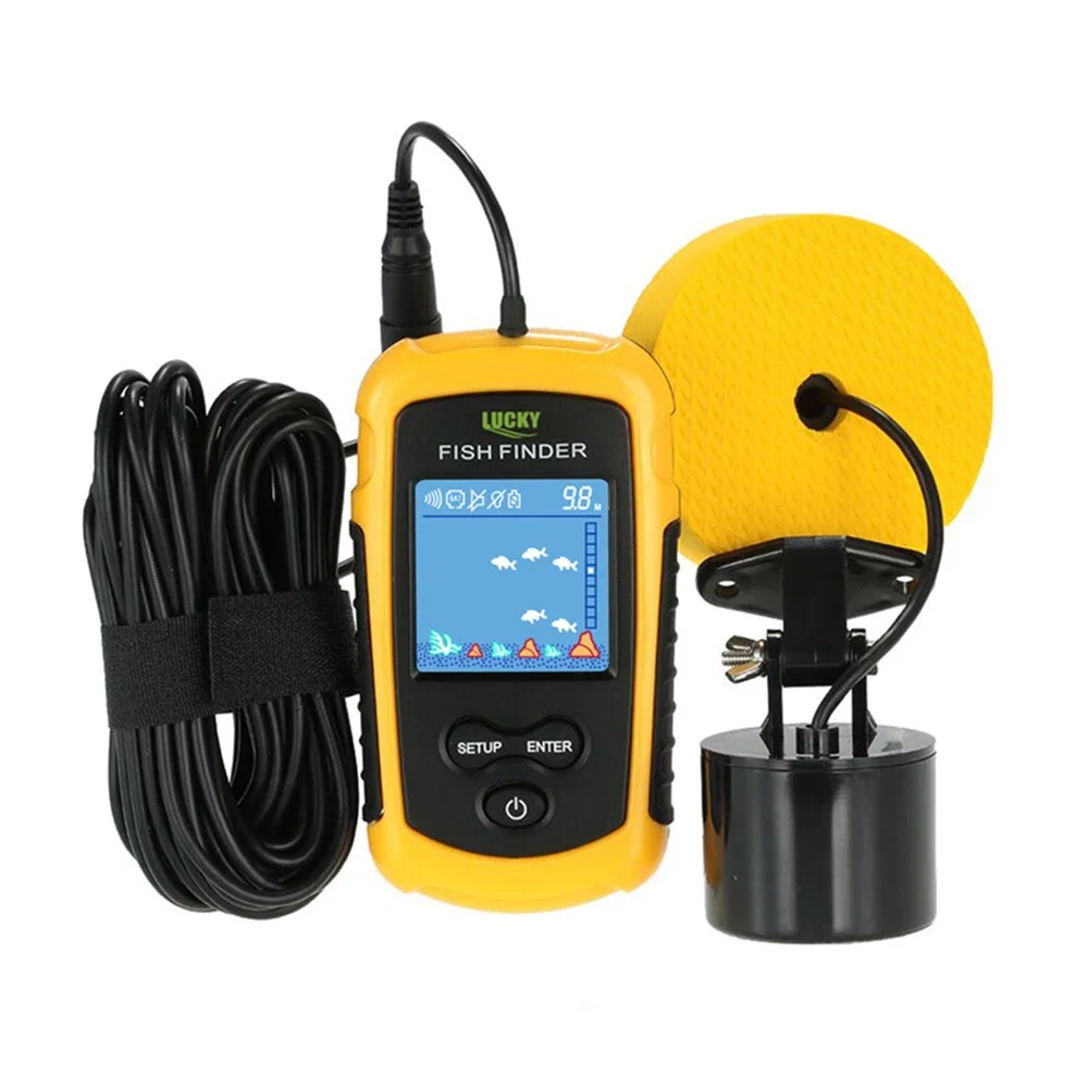 Lucky ЖК-экран с цветным экран – обзор и цена Fish Finder Cable