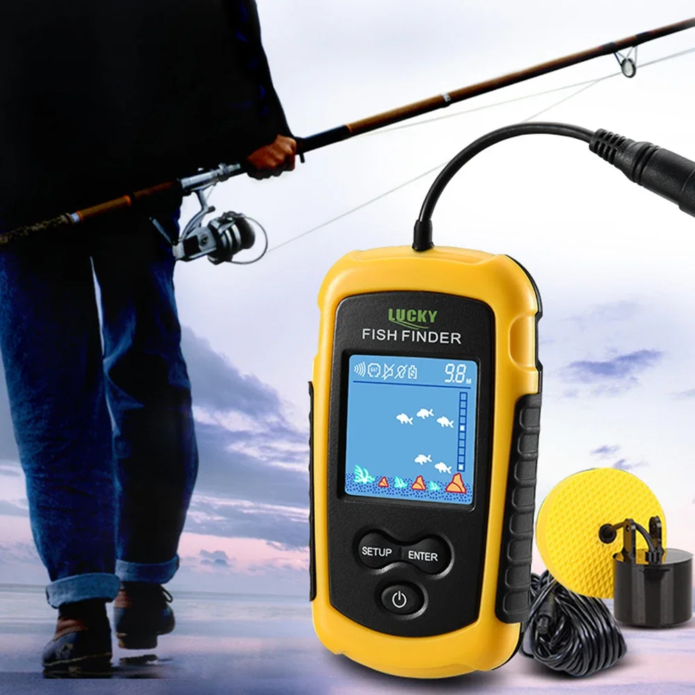 Lucky ЖК-экран с цветным экран – обзор и цена Fish Finder Cable