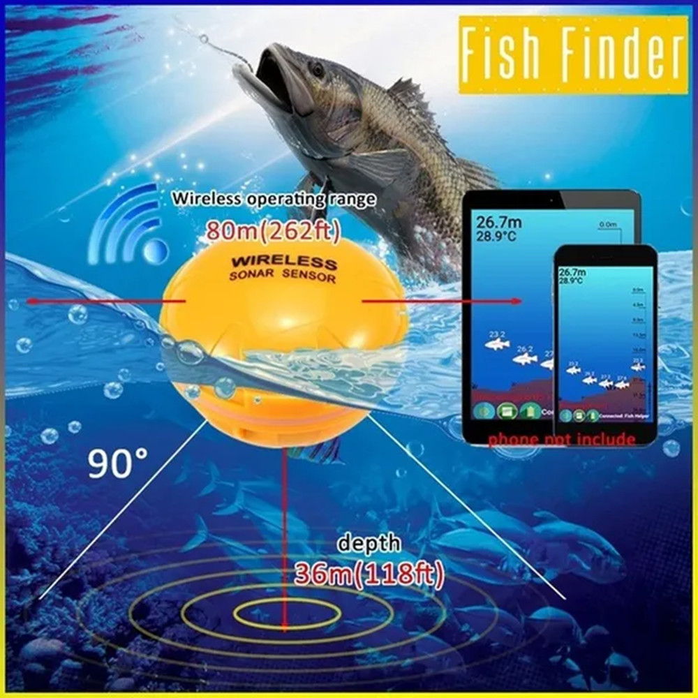 PUPOPAN 100 м новый смартфон э – обзор и цена Fish Finder Gps