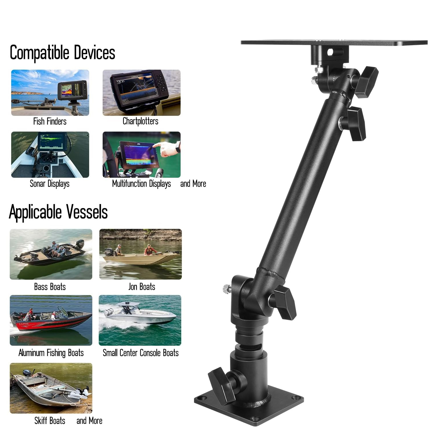 Крепление для монитора из морс – обзор и цена Fish Finder Mount