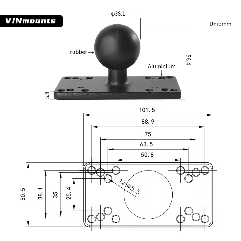 Универсальное крепление для эх – обзор и цена Fish Finder Mount