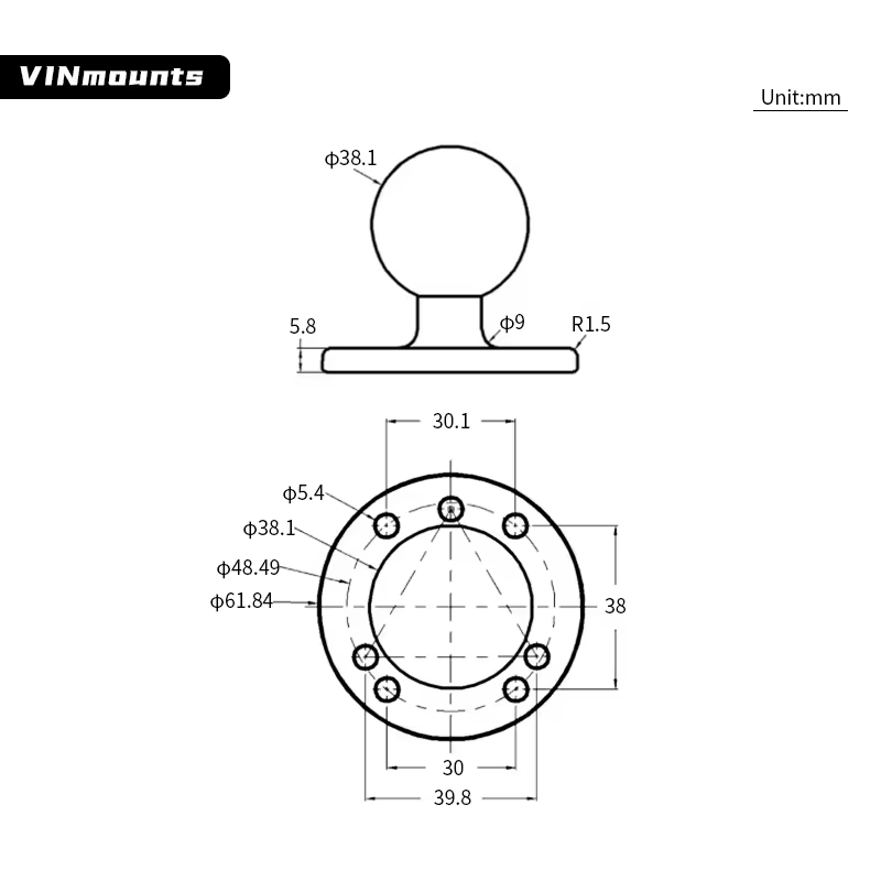 Универсальное крепление для эх – обзор и цена Fish Finder Mount