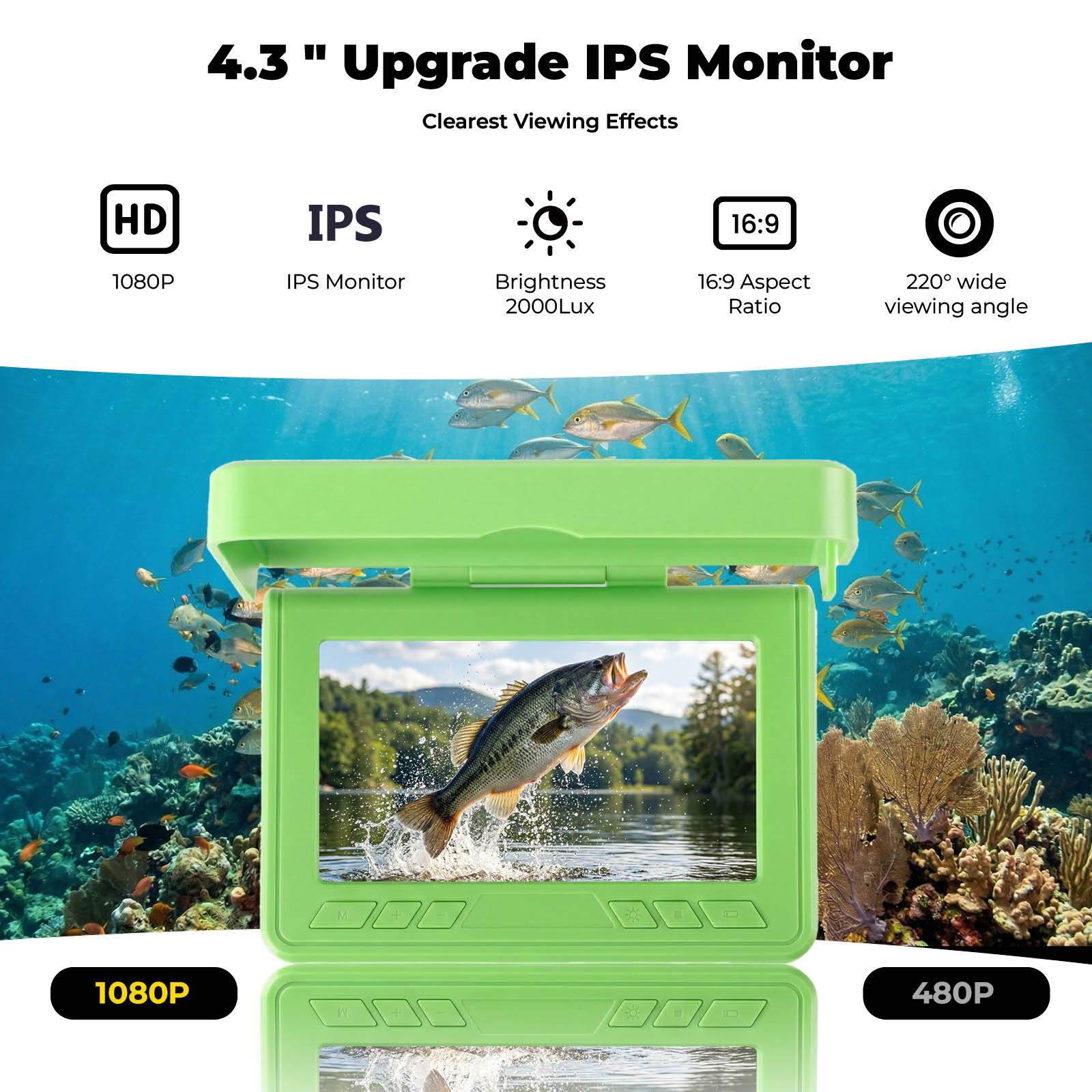 Портативный подводный визуальн – обзор и цена Fish Finder Portable
