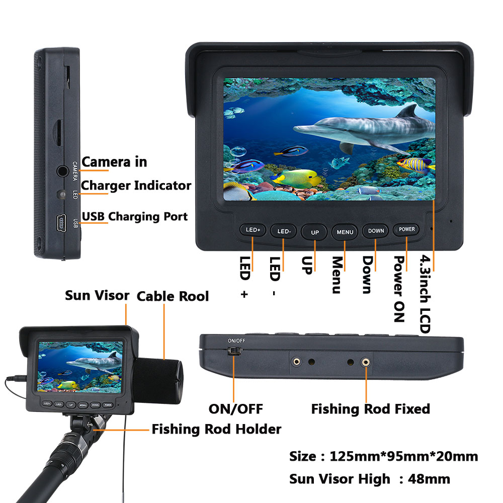 Подводная камера для рыбалки 1 – обзор и цена Fish Finder Cable