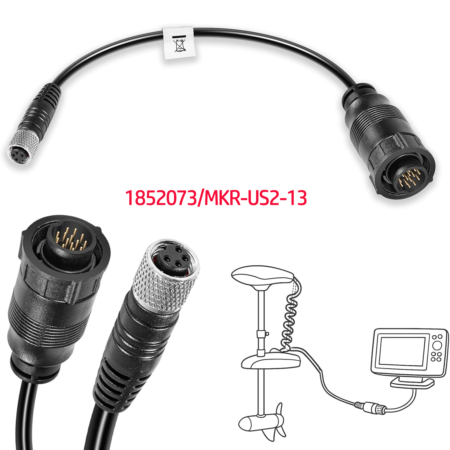 Кабель-адаптер Minn Kota MKR-U – обзор и цена Fish Finder Cable