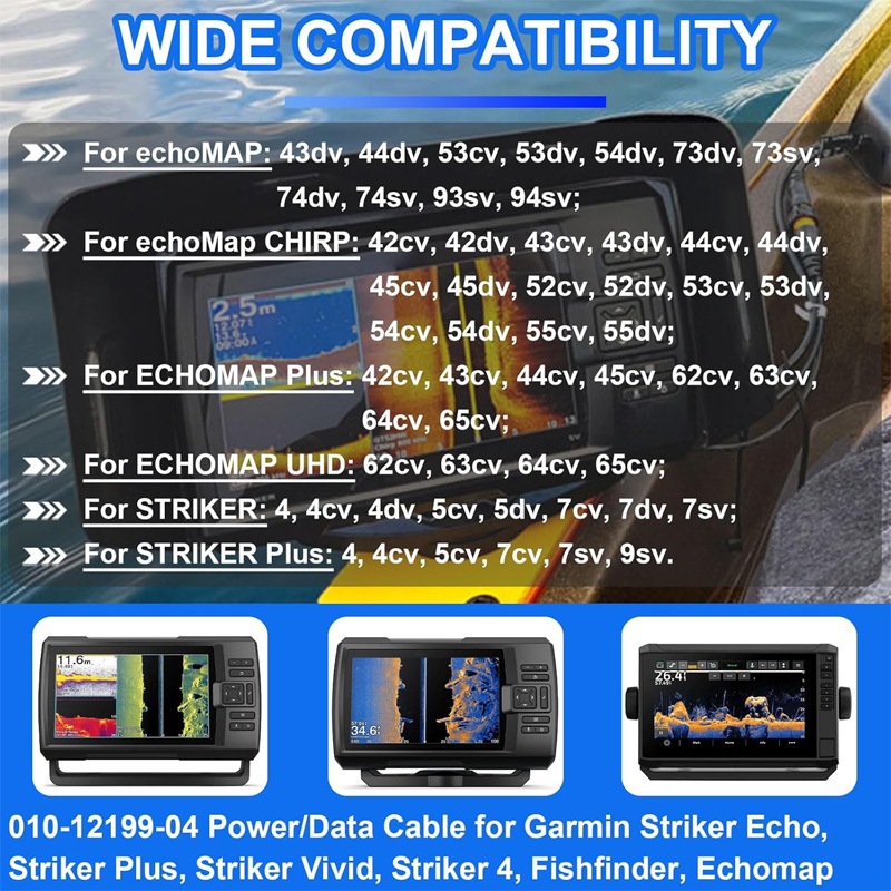 Морской 4-контактный кабель пи – обзор и цена Fish Finder Cable
