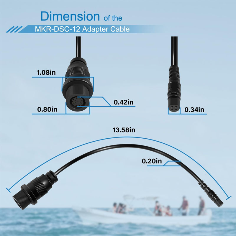 1852081 MKR-DSC-12 4-контактны – обзор и цена Fish Finder