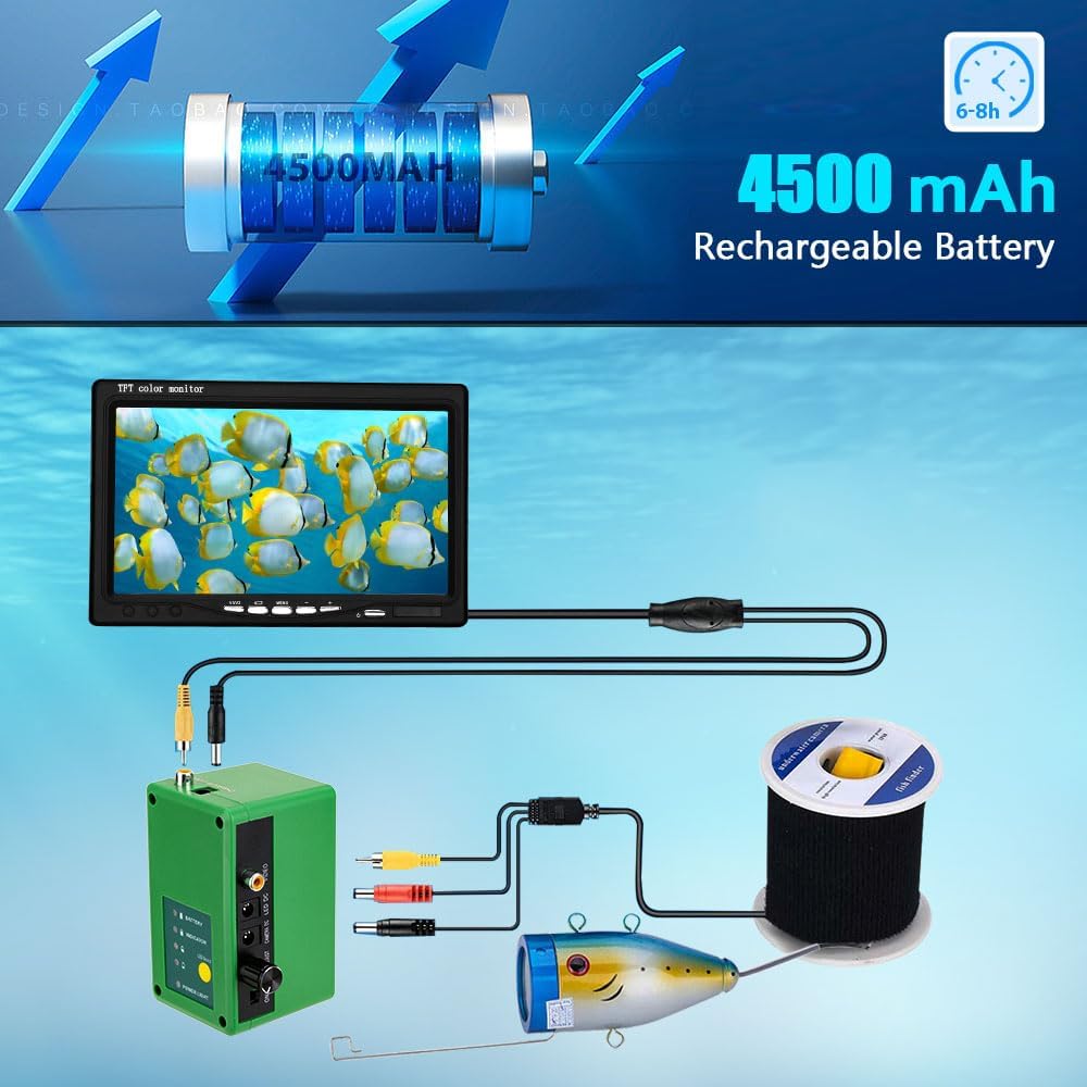 Подводная камера для рыбалки - – обзор и цена Fish Finder Battery