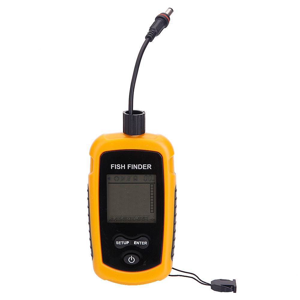 Портативный эхолот-глубиномер  – обзор и цена Fish Finder Portable