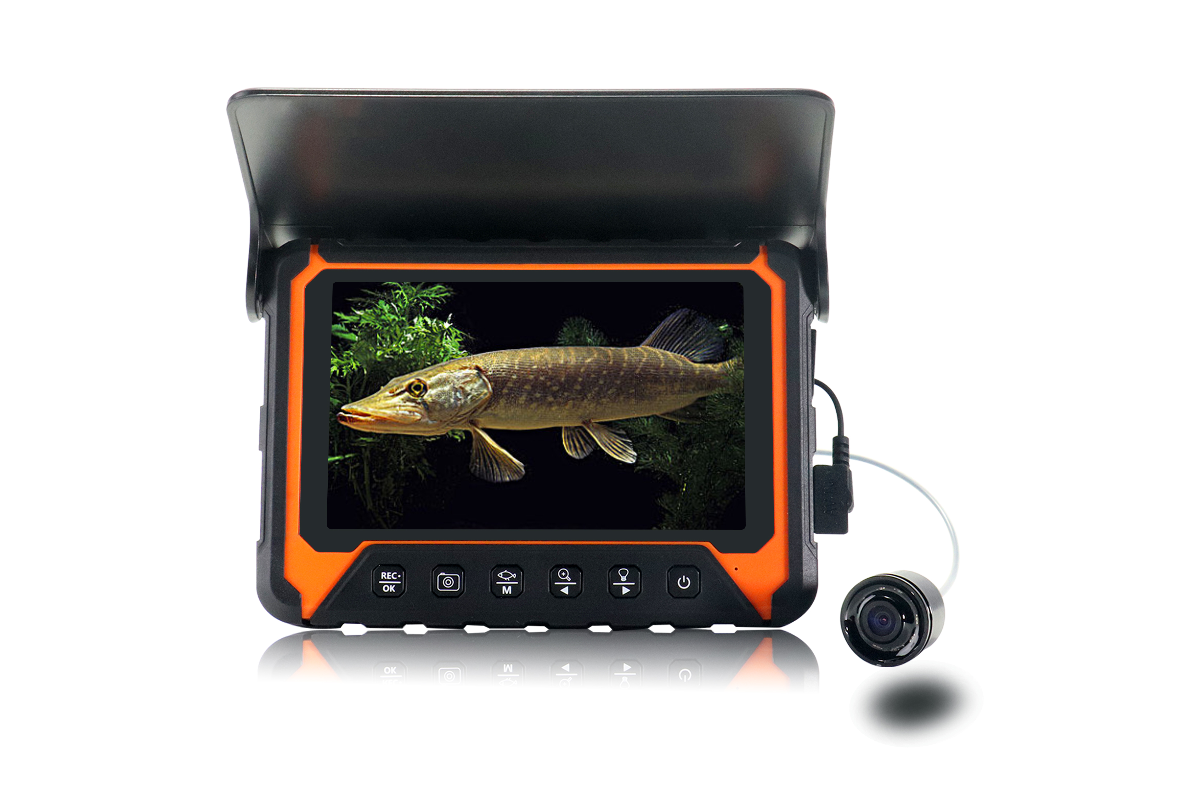 5-дюймовый IPS-экран, подводна – обзор и цена Fishing Camera