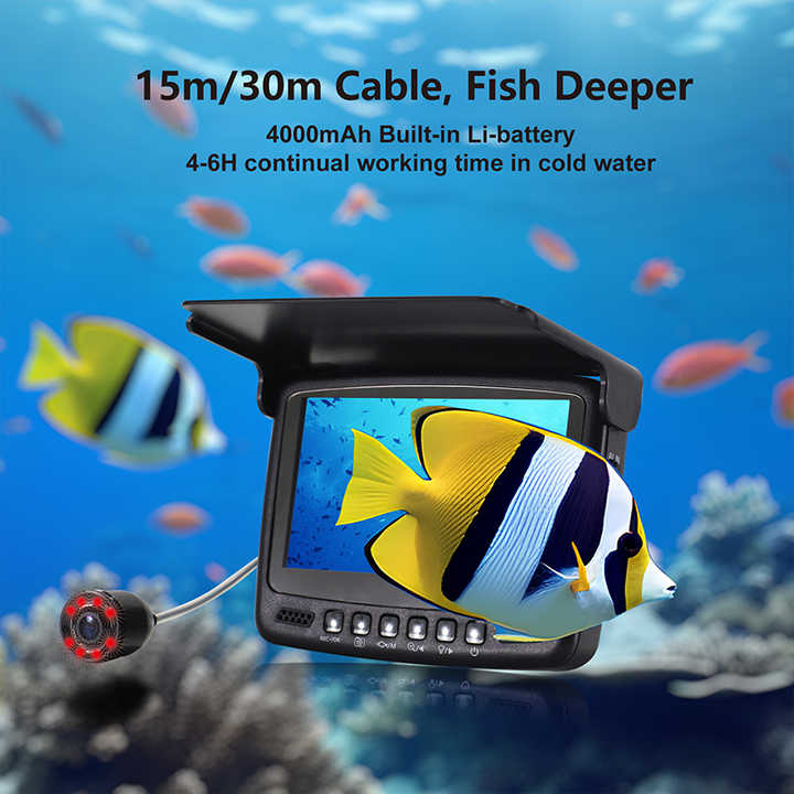 4,3-дюймовый экран, подводная  – обзор и цена Fishing Camera