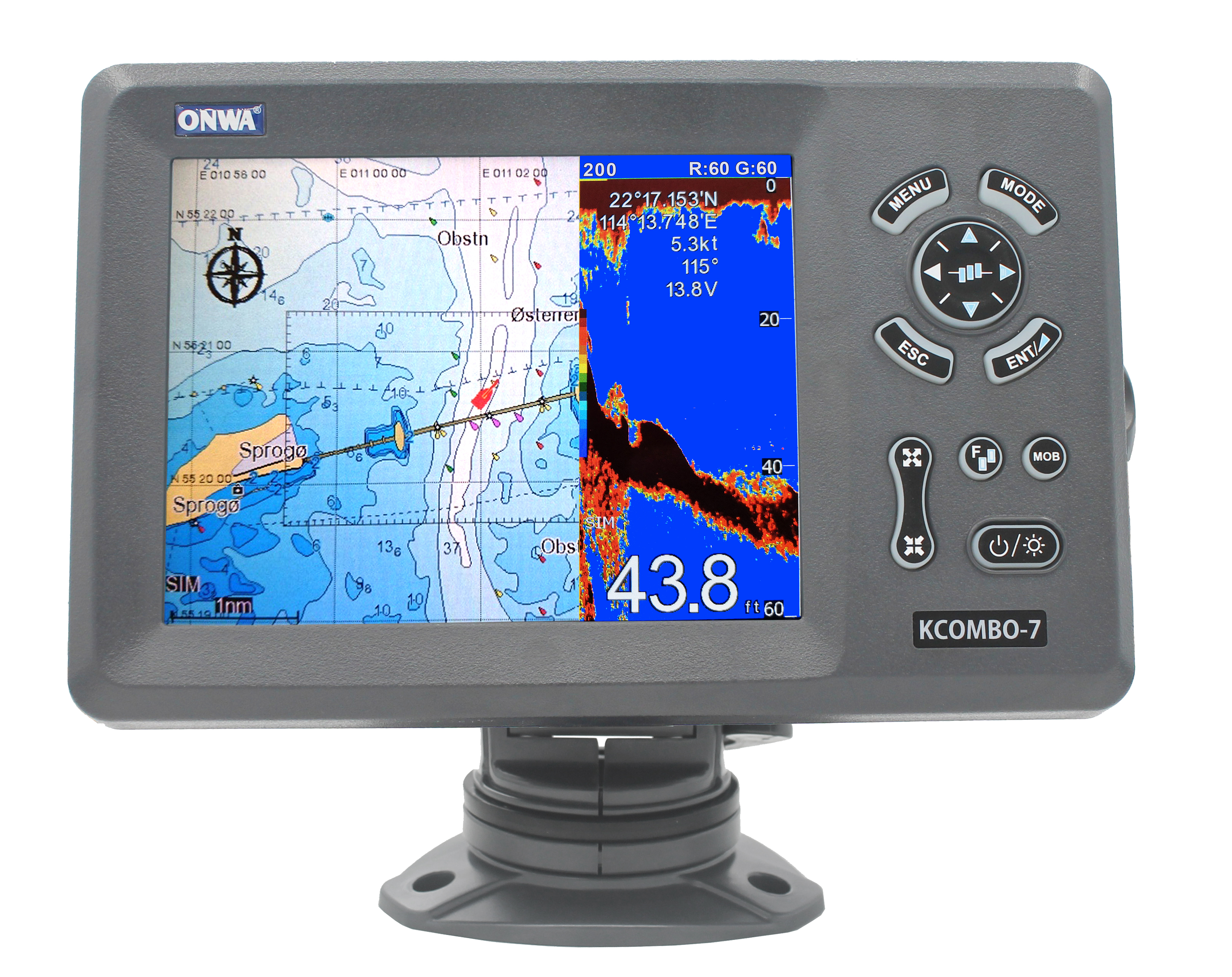 Комбинированный морской GPS-эх – обзор и цена Fish Finder