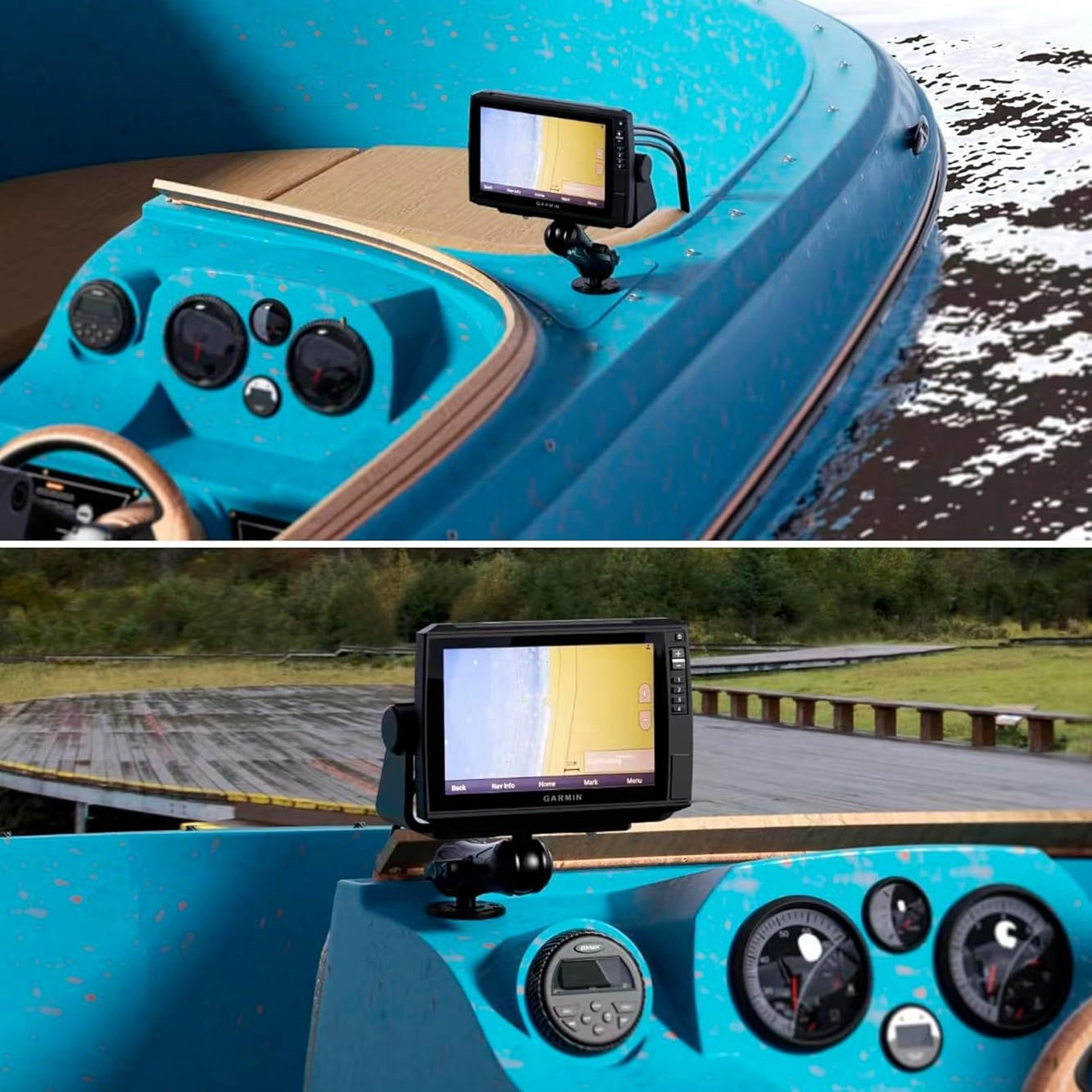 Крепление для эхолота 1,5 дюйм – обзор и цена Fish Finder Mount