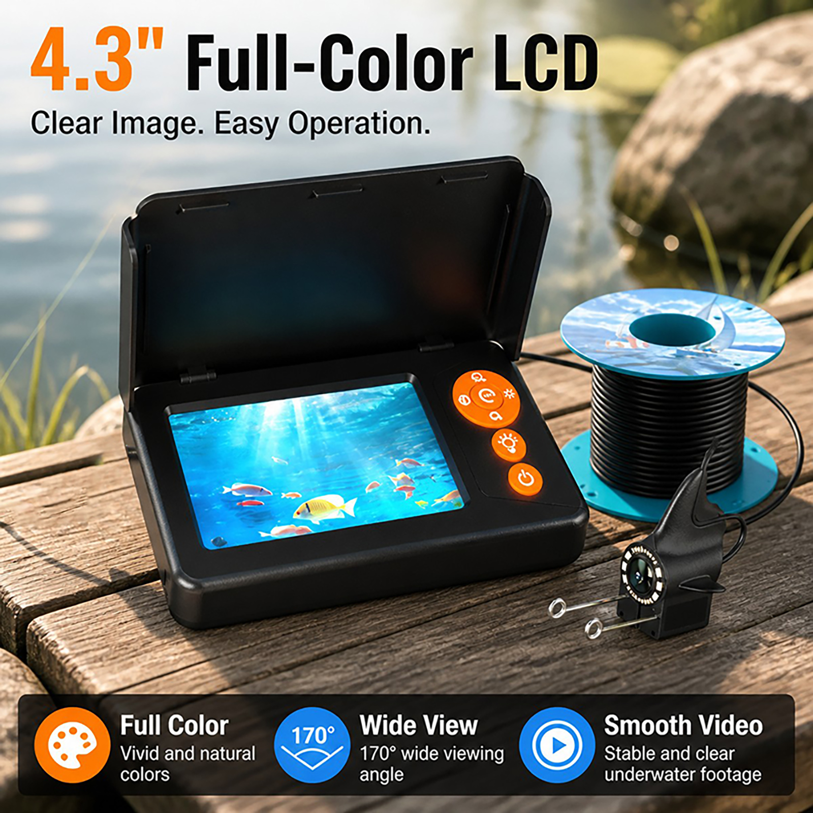 Подводная камера 1080P HD с мо – обзор и цена Fish Finder Portable