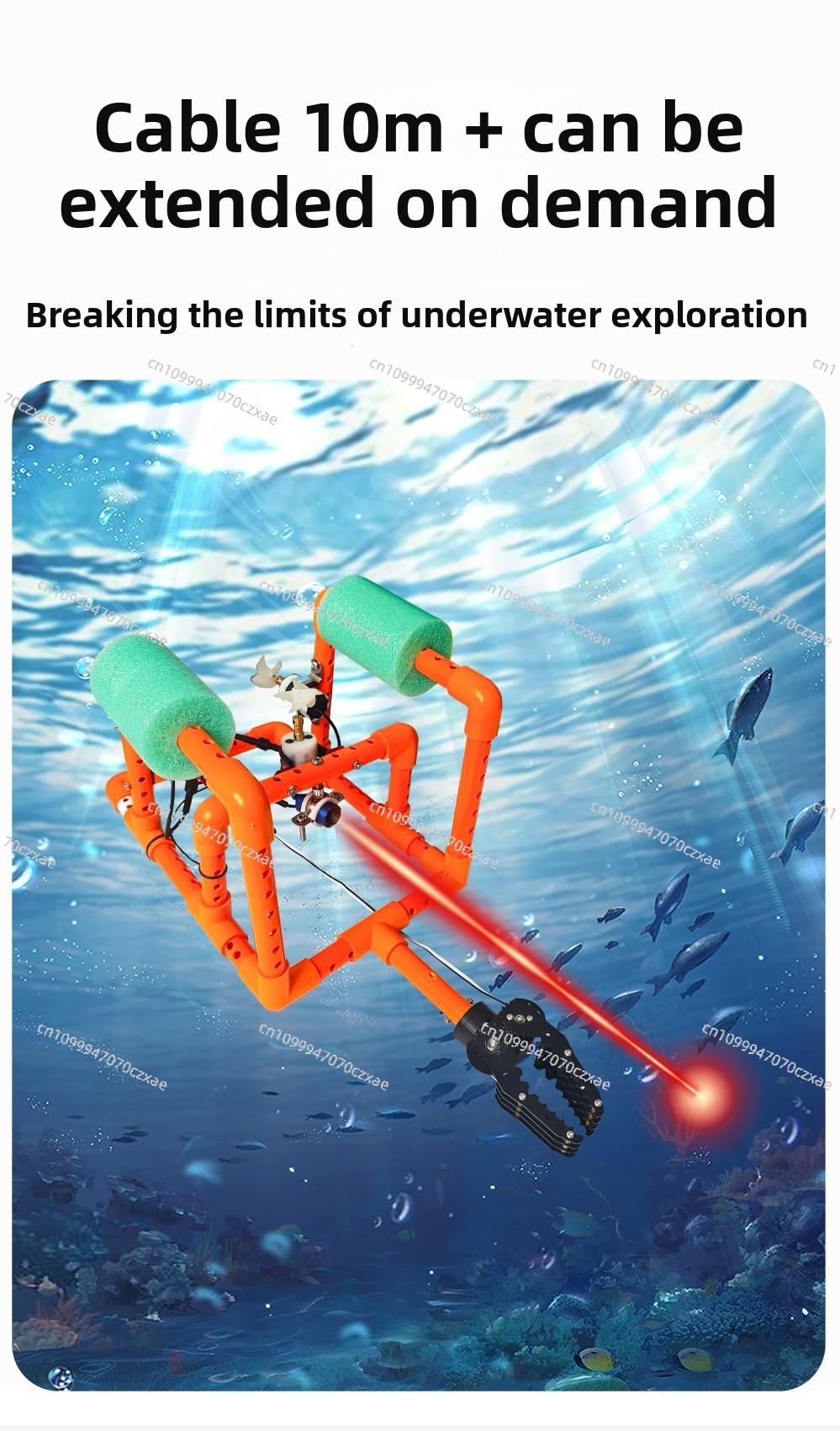 Подводный робот с камерой, наб – обзор и цена Underwater Camera