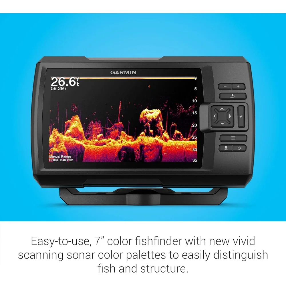 % для Striker Vivid 7cv, прост – обзор и цена Fish Finder Transducer