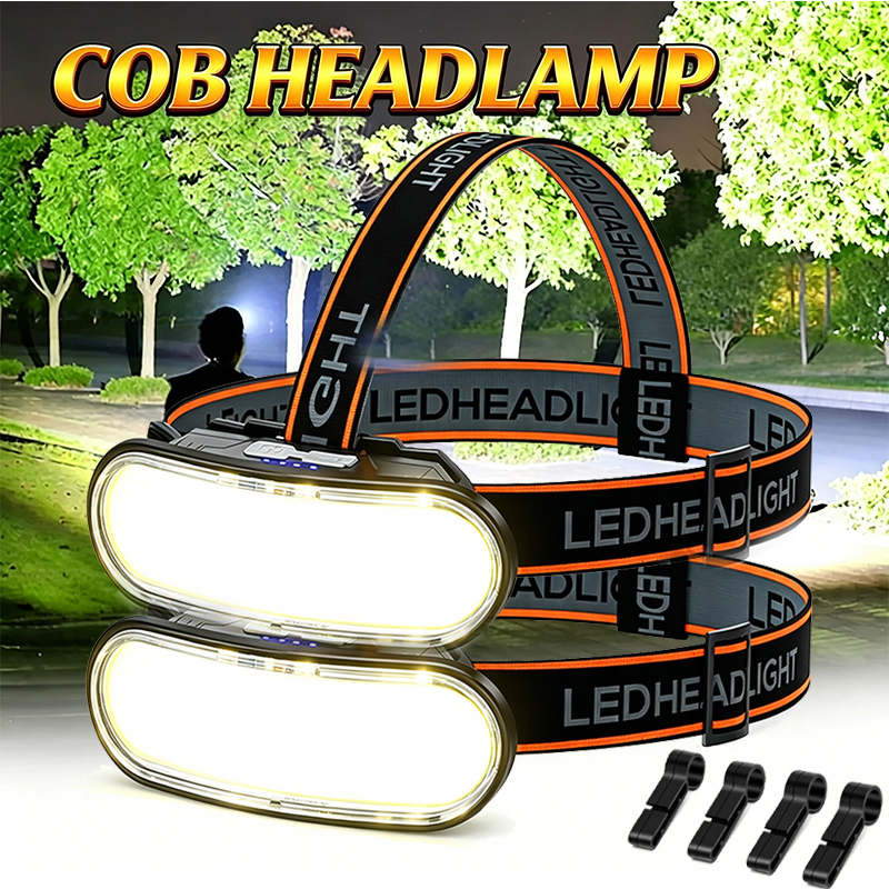 Мощный налобный фонарь COB LED – обзор и цена Fish Finder Battery