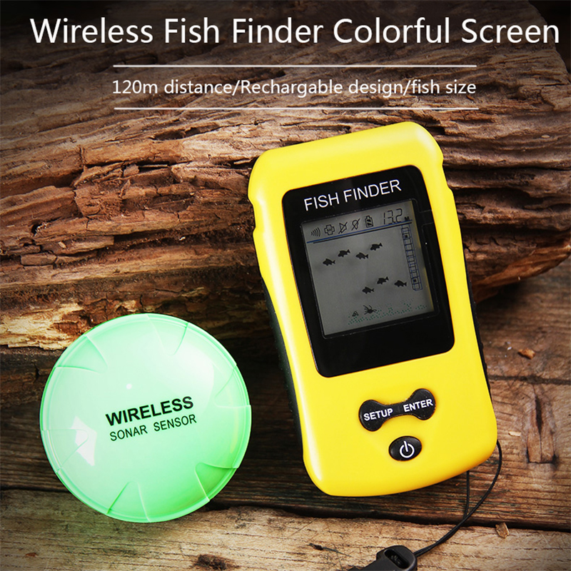Новый цветной беспроводной эхо – обзор и цена Fish Finder Transducer