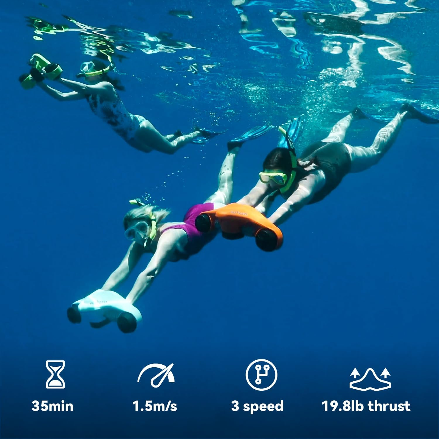 Подводный скутер с двумя мотор – обзор и цена Underwater Camera