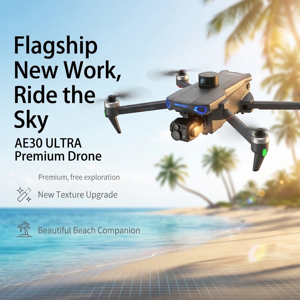 НОВЫЙ Дрон AE30 Ultra GPS с пр – обзор и цена Fishing Camera
